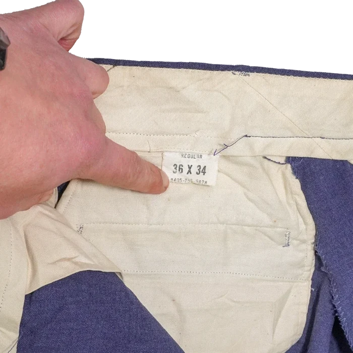 US Air Force 1960s Wool Service Dress Trousers - 36x34, Large - US Air Force Surplus - Dress Trousers