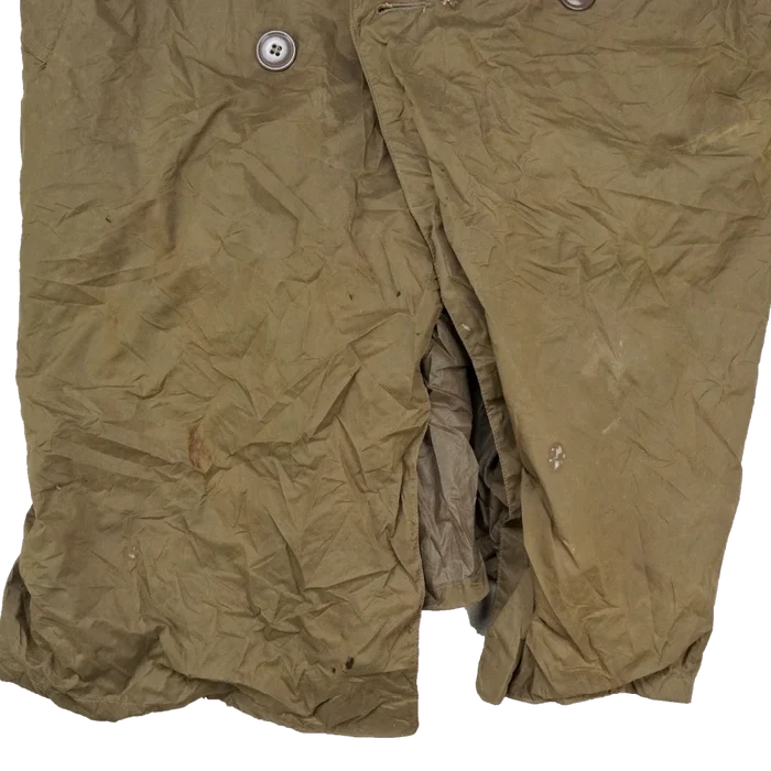 USGI Taupe Shade No. 179 Nylon Raincoat - 38R, Medium, Item 2 - US Army Surplus - Rain Jackets