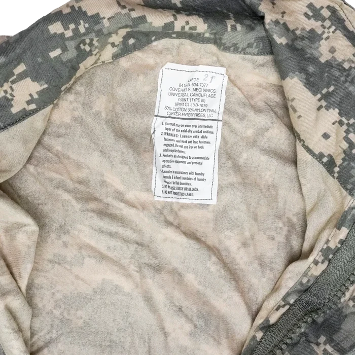 USGI UCP Mechanics Coveralls - Large - US Army Surplus - Overalls