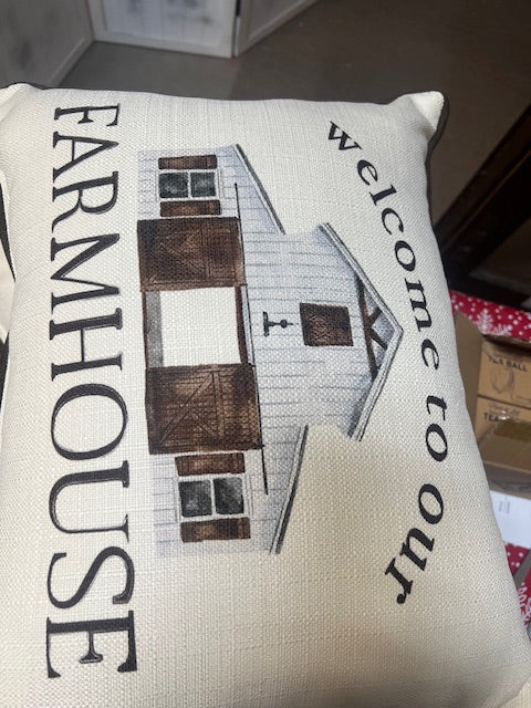 Welcome to Our Farmhouse Pillow