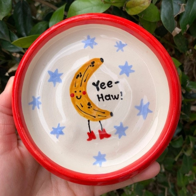 Yee-Haw Banana Trinket Dish