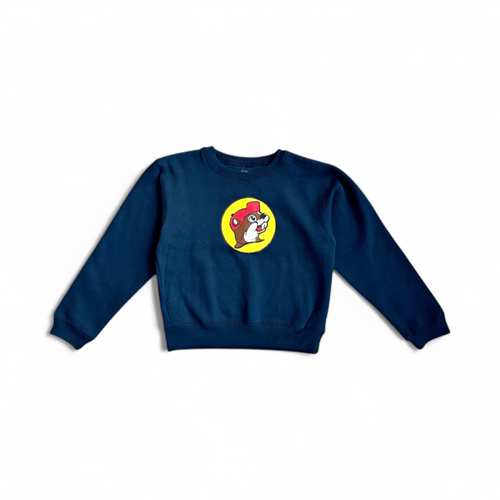 Youth Basic Logo Crew Navy