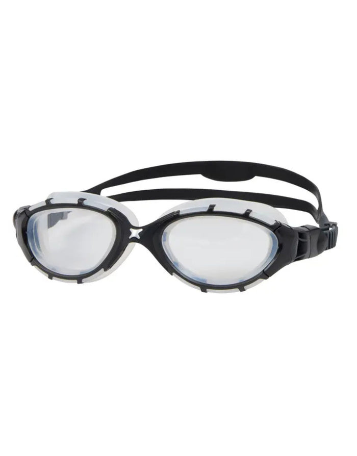 Zoggs - Predator Flex 2.0 Swim Goggles - Regular Fit - Clear/Black