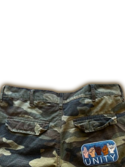 1 OF 1 XTRA DEADLY “PATCHED CAMO” PANTS
