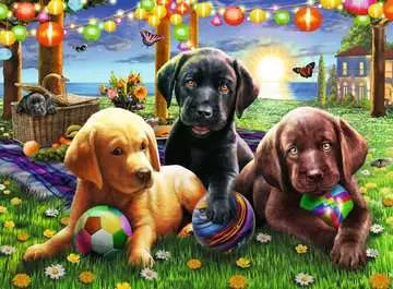 100 pc Puppy Picnic Puzzle