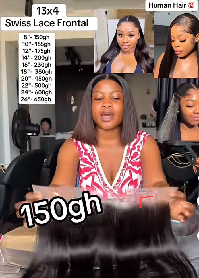 13x4 Swiss Lace Frontal