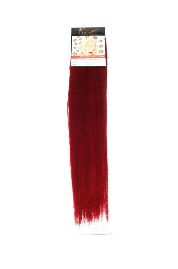 1st Lady Natural Euro Human Hair Blended Clip on Hair Extensions 22" (8Pcs) - Elysee Star
