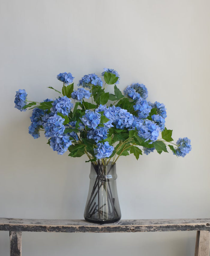 25" Real Touch Blue Hydrangea Flowers - Magnolia Lane co. Home + Garden + Gift