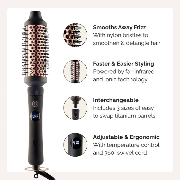 3-in-1 Thermal Round Brush