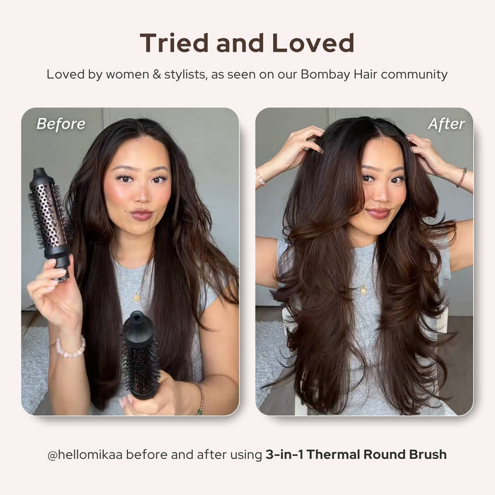 3-in-1 Thermal Round Brush