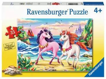 35 pc Beach Unicorns Puzzle
