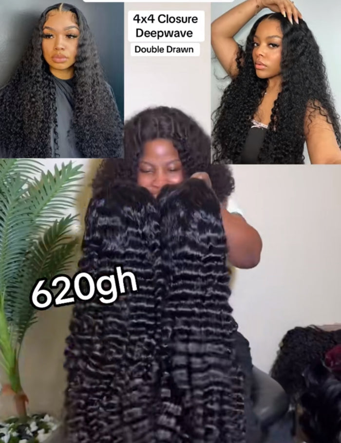 4x4 Closure Deepwave Double Drawn