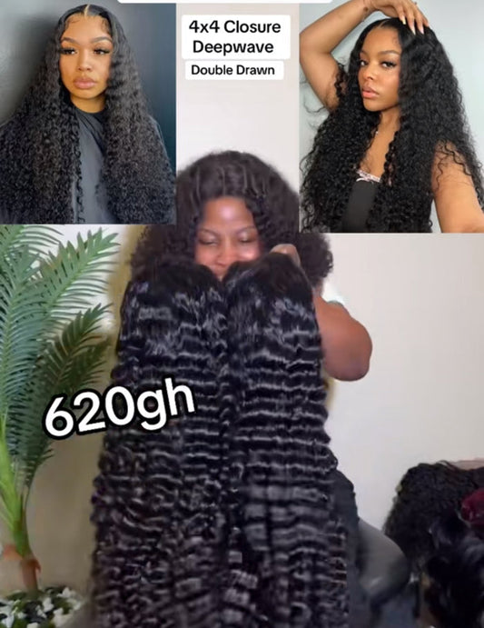 4x4 Closure Deepwave Double Drawn