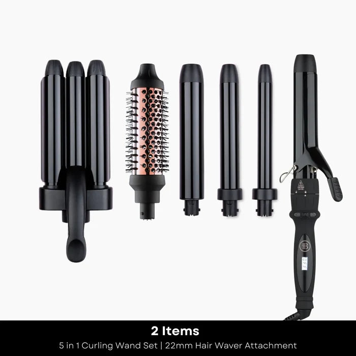5-in-1 Curling Wand and Hair Waver