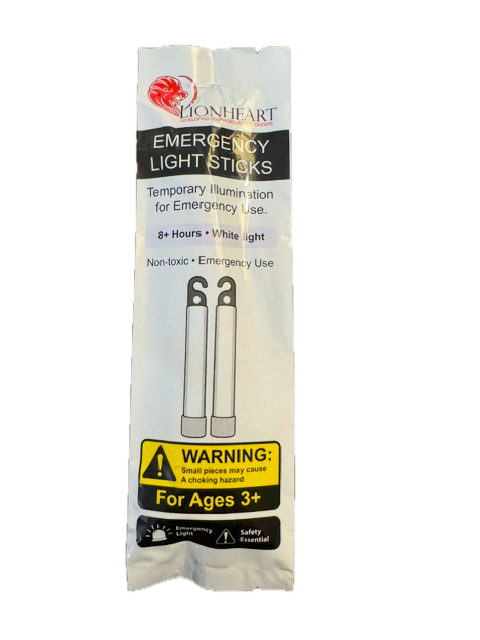 8 Hour White Lightstick (2 Pack)