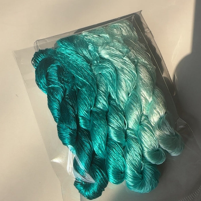 80m Suzhou Embroidery Untwisted Mulberry Silk Thread(#94   80m*5) - Ronghua Threads