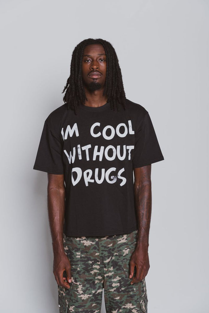 Addicts ATL "Cool Without Drugs" Black Tee