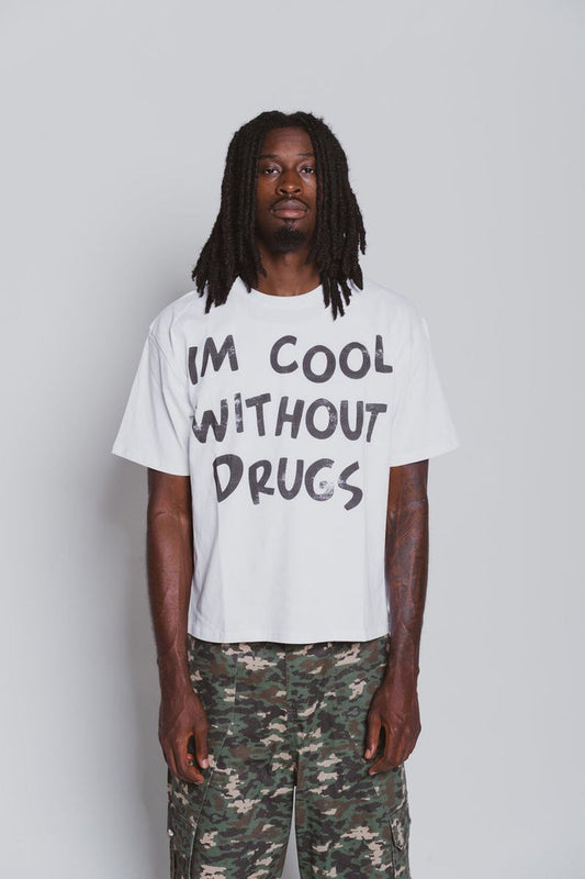 Addicts ATL "Cool Without Drugs" White Tee