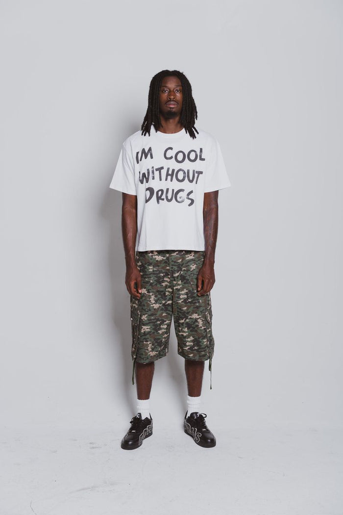 Addicts ATL "Cool Without Drugs" White Tee