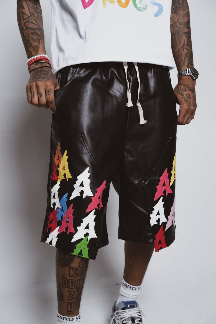 Addicts ATL "Dirty Rockstar" Black Shorts