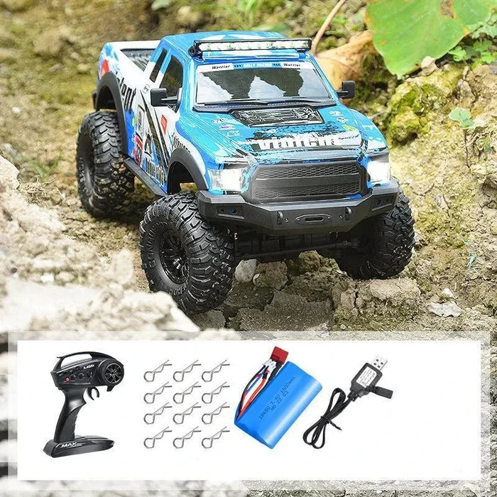 All-Terrain 1/10 Scale 4WD RC Climbing Car for Adventurous Fun