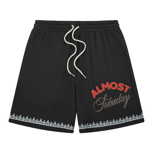 Stylish black shorts from Almost Someday Daydream collection featuring comfortable fit