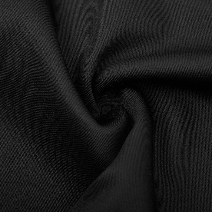 Full-length image displaying the relaxed fit and versatile style of the Almost Someday Daydream black shorts