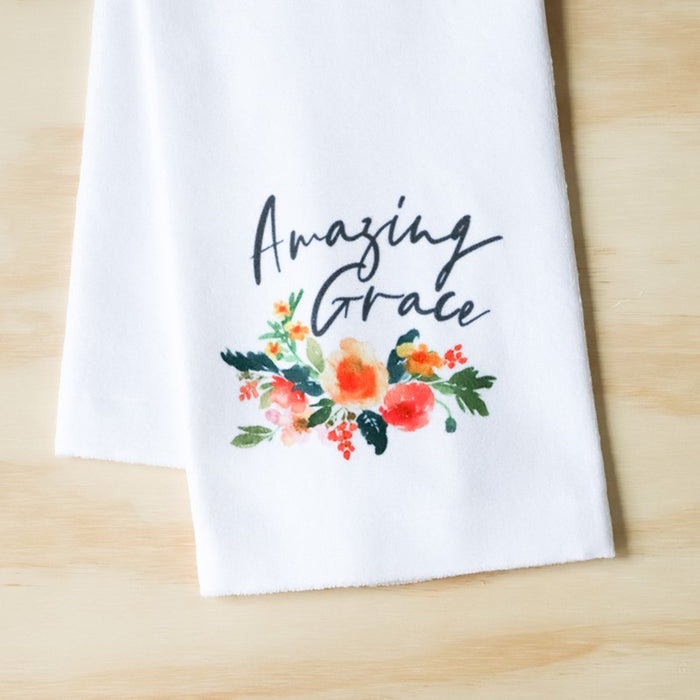 Amazing Grace Camille Floral Tea Towel