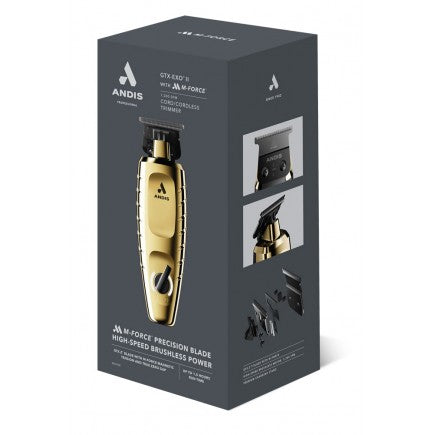 Andis Professional GTX-EXO 2 Cordless Trimmer - Gold # 562168 - Palms Fashion Inc.