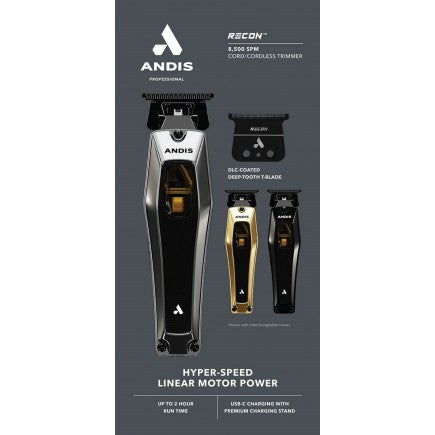 Andis Professional  Recon Trimmer # 562697 - Palms Fashion Inc.