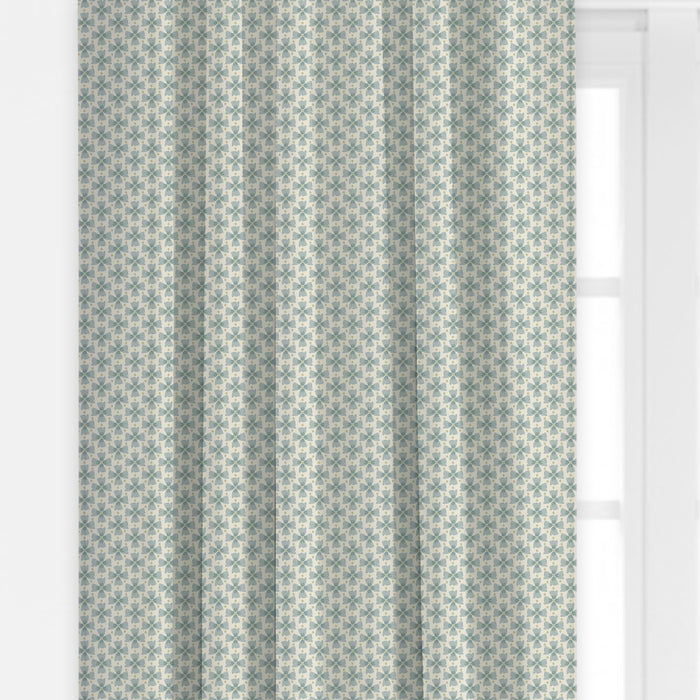 Annie in Tidal Blue by Camilla Moss Drapery Panel