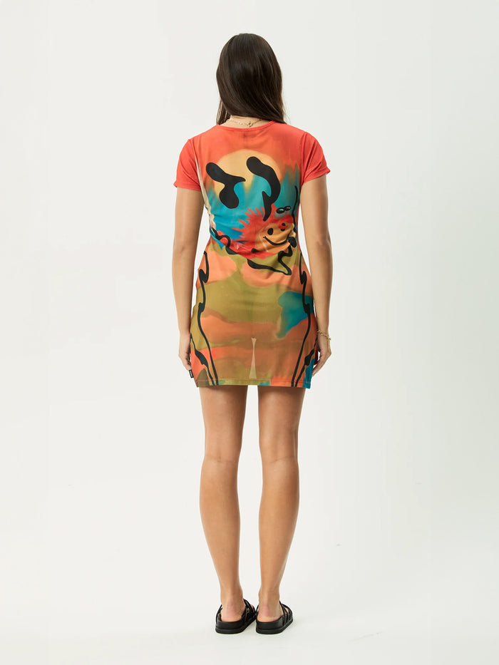 Apocalypso - Recycled Sheer Mini Dress | Multi-Image 4