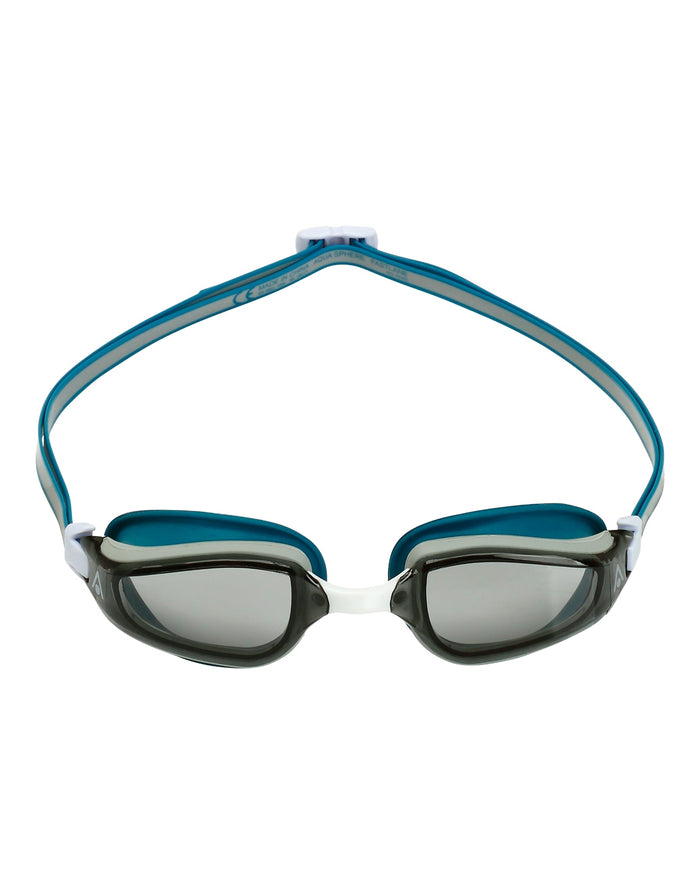 Stylish Aqua Sphere Fastlane goggles with tinted lens for comfort