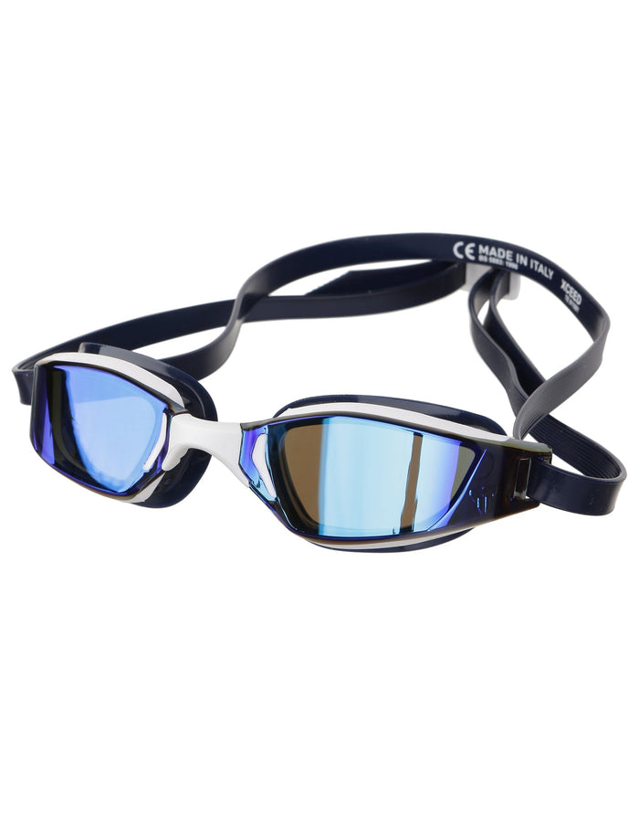 Aqua Sphere Xceed Titanium Goggle with blue mirrored lens