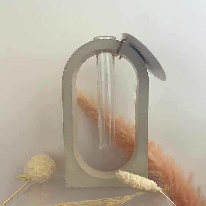 Arch Vase (Black, White & Stone)