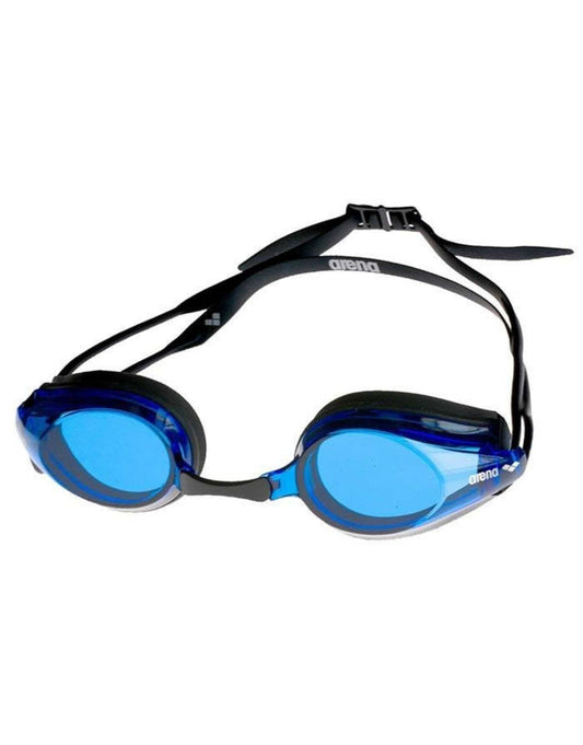 Arena Tracks Swim Goggle blue lens with clear comfort design