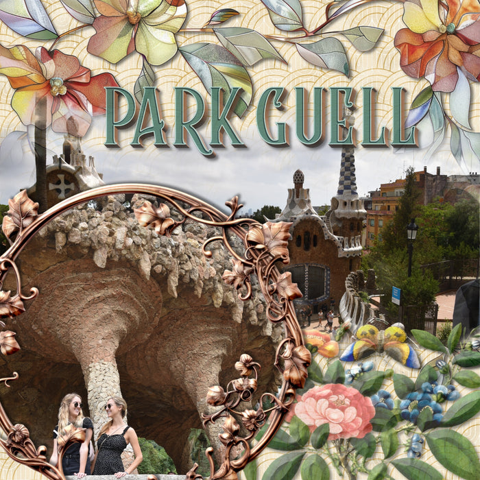 Accent your pages with these stylish Art Nouveau embellishments, journaling cards, frames, and alpha set by Lucky Girl Creative digital art inspired by the style of art and architecture that flourished between 1890 and 1910. With muted colors inspired by plants, flowers, and the female form, this vintage collection will add style to your vintage, genealogy, and family heritage pages. Great for garden and spring pages, too! Embellishments include angel, peacock, butterfly, moth, woman, man.