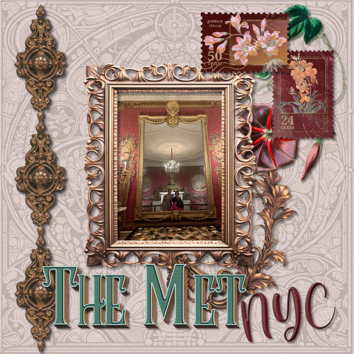 Accent your pages with these stylish Art Nouveau embellishments, journaling cards, frames, and alpha set by Lucky Girl Creative digital art inspired by the style of art and architecture that flourished between 1890 and 1910. With muted colors inspired by plants, flowers, and the female form, this vintage collection will add style to your vintage, genealogy, and family heritage pages. Great for garden and spring pages, too! Embellishments include angel, peacock, butterfly, moth, woman, man.