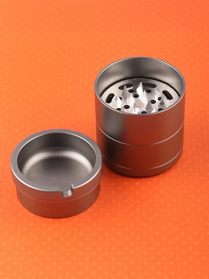 Ashtray Grinder 63mm 4pc | Gun Metal-Image 1