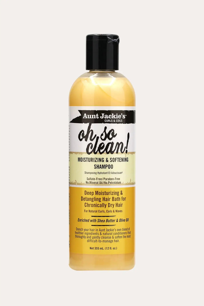 AUNT JACKIES OH SO CLEAN! MOISTURIZING & SOFTENING SHAMPOO 12oz - BSW BEAUTY CANADA