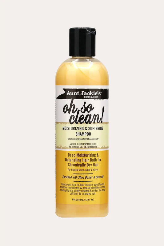 AUNT JACKIES OH SO CLEAN! MOISTURIZING & SOFTENING SHAMPOO 12oz - BSW BEAUTY CANADA