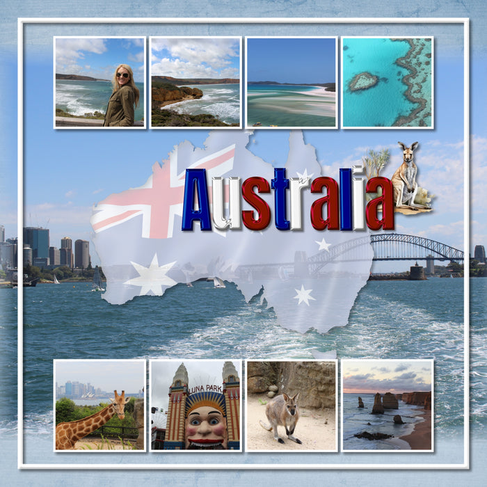 Create one-of-a-kind page titles with these versatile Australian word art embellishments and coordinated alpha sets in white, black, blue, and red by Lucky Girl Creative digital art! Word Art includes 26 January, Aboriginal, Ambassadors, Anniversary, Australia, Australian, Barbeque, Barbecue, Barbie, Celebrate, Citizenship, Concert, Day, Fireworks, First Fleet, First Nations, Foundation, Holiday, Indigenous, Invasion, Islander, Mourning, Parage, Peoples, Reflect, Regatta, Respect, Sovereignty, Sports.