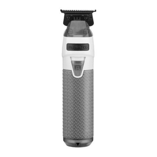 BaBylissPRO FXONE Trimmer Frostbyte Limited Edition Gray and white grooming tool on a white background