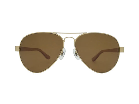 Bailey Beech Aviator Sunglasses in Gold