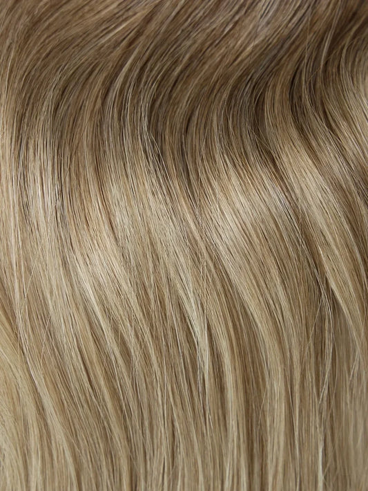 Balayage Dark Brown (#2) to Ash Blonde (#60) 20" Keratin Tip