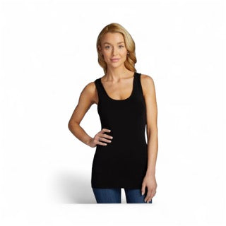 Bamboo Double Scoop Tank - Ultimate Comfort and Style