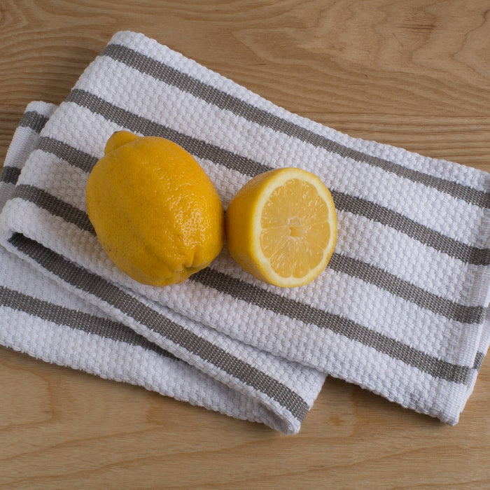 Basketweave London Gray Dishtowel - Magnolia Lane co. Home + Garden + Gift