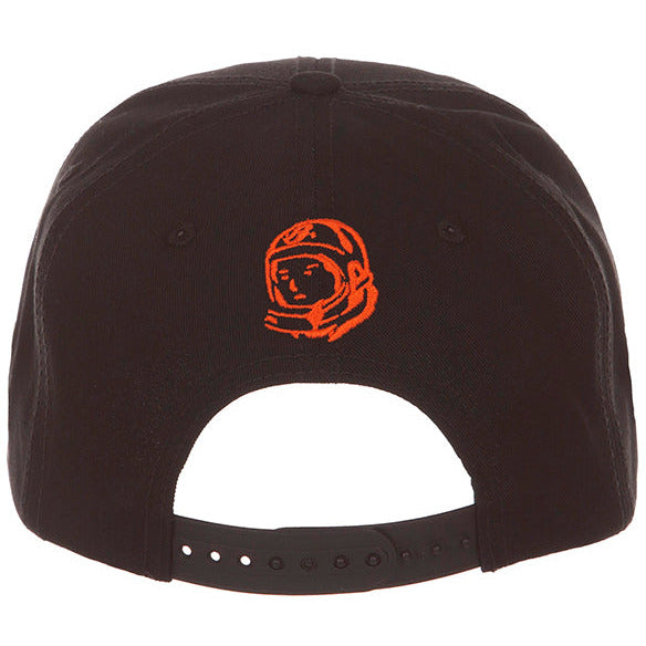 Black BBC Flying B Snapback Hat with adjustable strap and sleek design