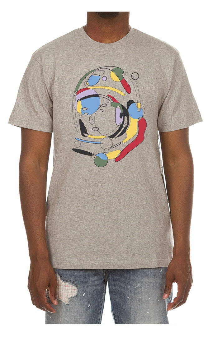 Long sleeve Heather Grey BB Subatomic T-shirt from Billionaire Boy's Club, style 851-4211