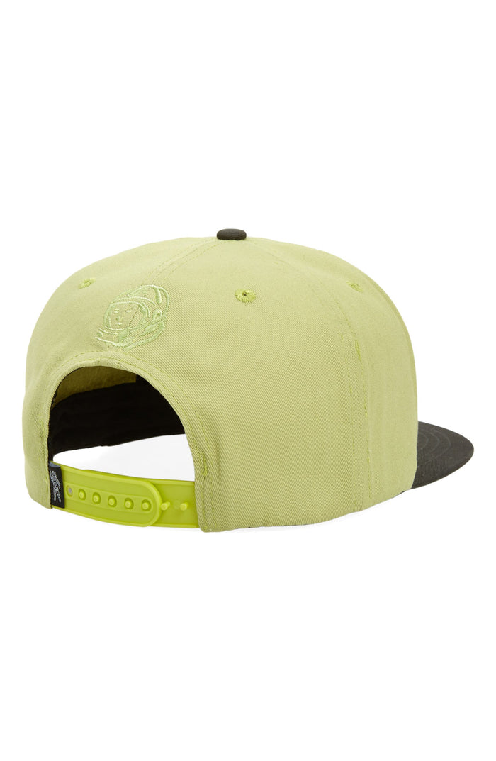 High-quality  BBC Leek Green BB Flying B Snapback Hat (831-7803) with embroidered logo on the front, adjustable strap, and classic baseball cap design
